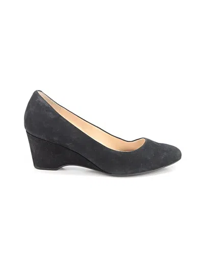 Pre-owned Cole Haan Wedges In Black