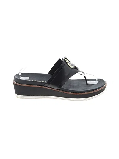 Pre-owned Cole Haan Wedges In Black