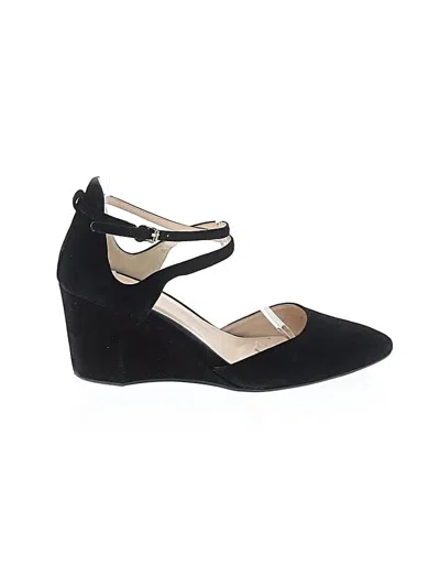 Pre-owned Cole Haan Wedges In Black