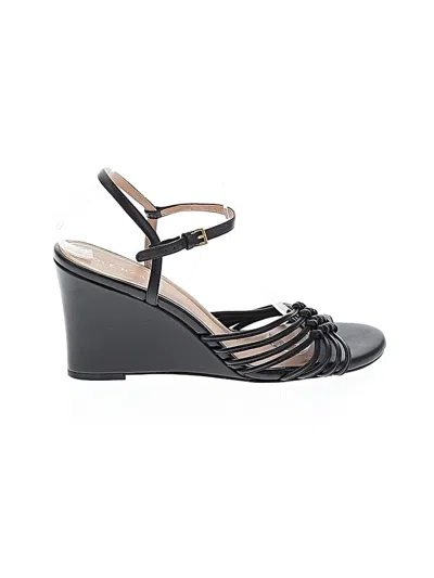 Pre-owned Cole Haan Wedges In Black