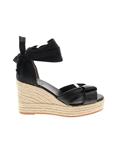 Pre-owned Cole Haan Wedges In Black