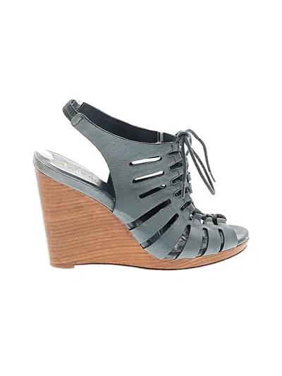 Pre-owned Cole Haan Wedges In Blue