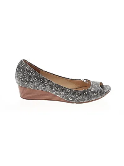 Pre-owned Cole Haan Wedges In Blue