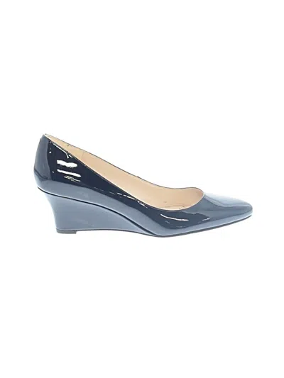 Pre-owned Cole Haan Wedges In Blue