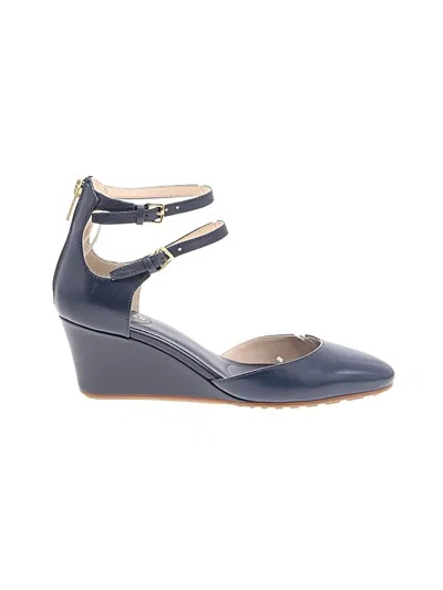 Pre-owned Cole Haan Wedges In Blue