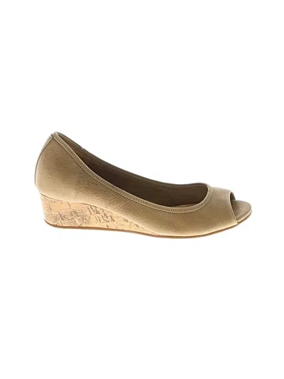 Pre-owned Cole Haan Wedges In Brown