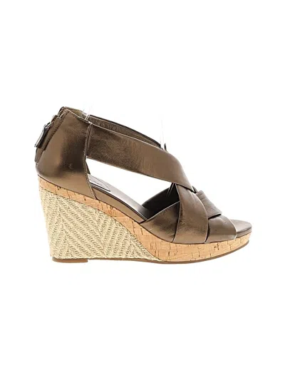 Pre-owned Cole Haan Wedges In Brown