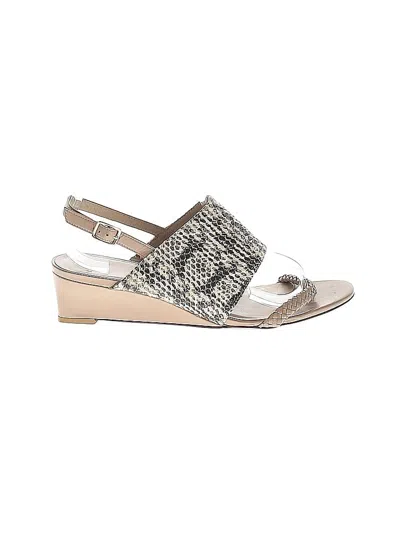 Pre-owned Cole Haan Wedges In Brown