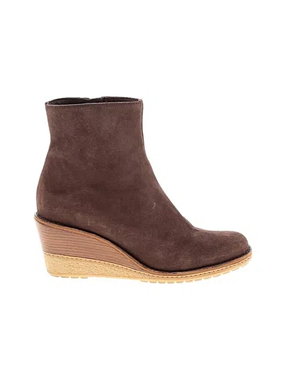 Pre-owned Cole Haan Wedges In Brown