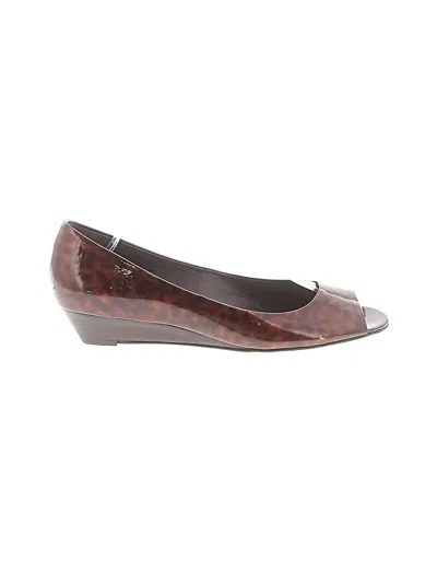 Pre-owned Cole Haan Wedges In Brown