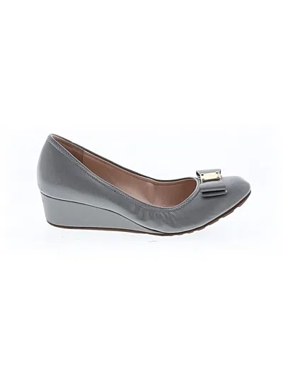 Pre-owned Cole Haan Wedges In Gray