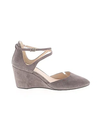 Pre-owned Cole Haan Wedges In Gray