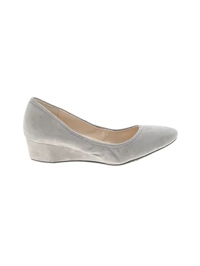 Pre-owned Cole Haan Wedges In Gray