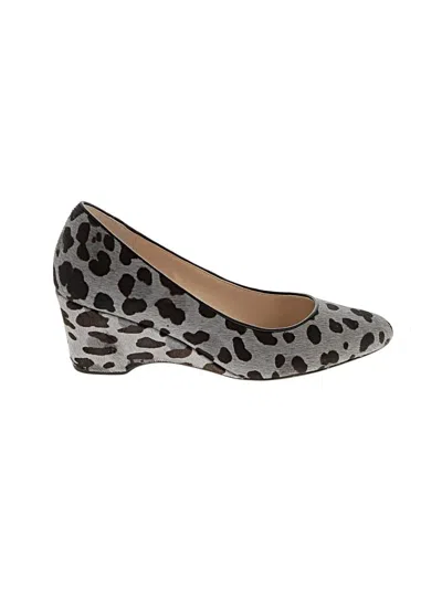 Pre-owned Cole Haan Wedges In Gray