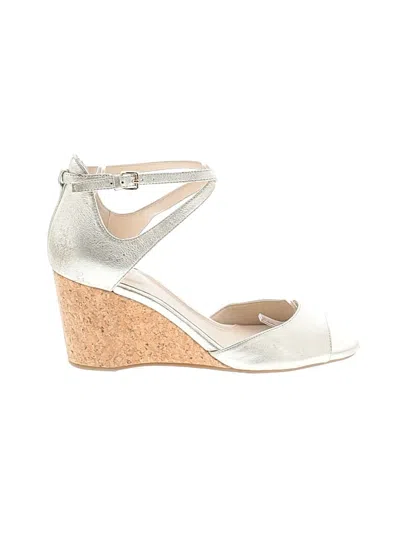 Pre-owned Cole Haan Wedges In Ivory