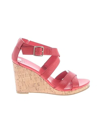 Pre-owned Cole Haan Wedges In Pink
