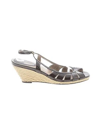 Pre-owned Cole Haan Wedges In Silver