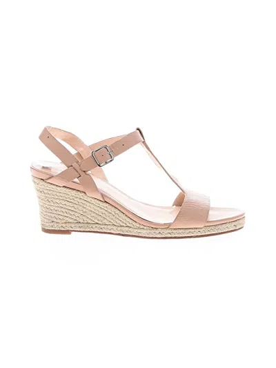 Pre-owned Cole Haan Wedges In Tan
