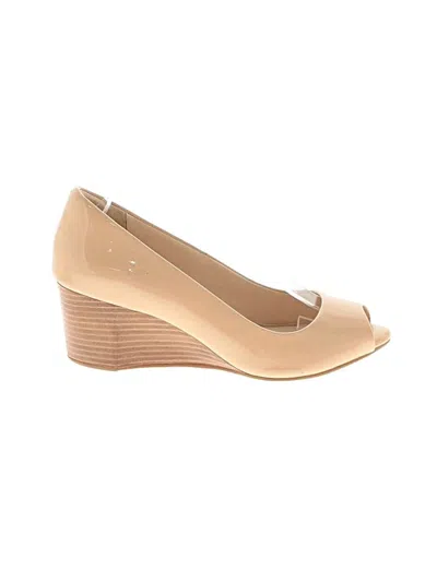 Pre-owned Cole Haan Wedges In Tan