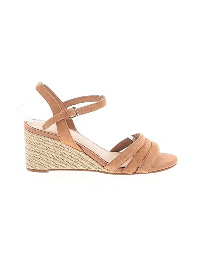 Pre-owned Cole Haan Wedges In Tan