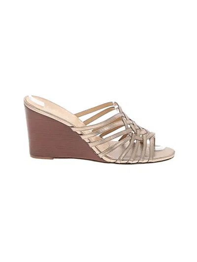 Pre-owned Cole Haan Wedges In Tan