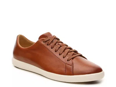 Cole Haan Wide Width Grand Crosscourt Ii Leather Sneaker In Brown