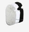 Cole Haan Women's 3 Pack Dot Sock Liners - Grey In Grey