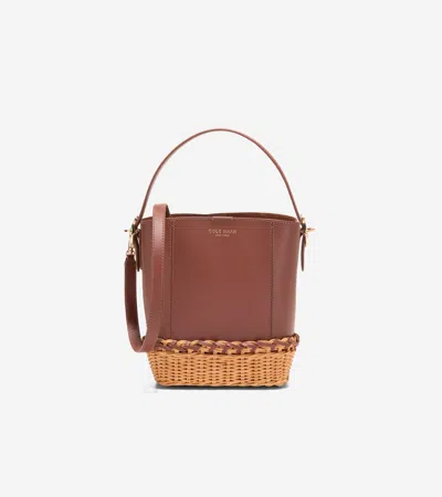 Cole Haan Women's Alexandria Small Bucket Crossbody Bag - Beige In Brown