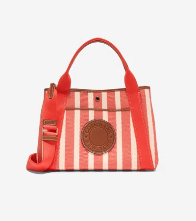 Cole Haan Women's Amagansett Canvas Tote Bag - Orange In Red