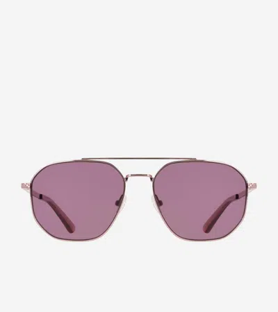 Cole Haan Women's Angular Navigator Sunglasses - Pink