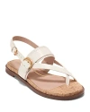 Cole Haan Women's Anica Lux Buckled Slingback Sandals In Ivory-natural