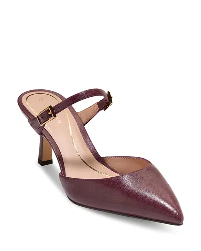 COLE HAAN WOMEN'S ANNALISE BUCKLED MULE PUMPS