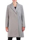 Cole Haan Women's Asymmetric Peak Lapel Coat In Gray