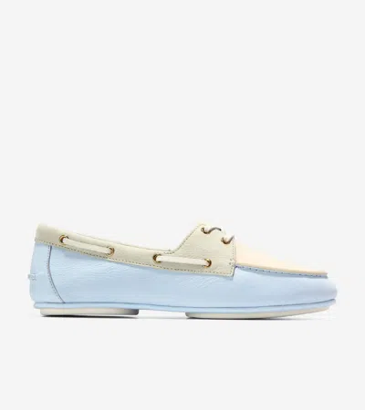 Cole Haan Women's Bayport Boat Shoes - Blue Size 8.5