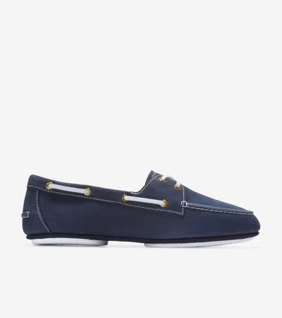 Cole Haan Women's Bayport Boat Shoes - Blue Size 9
