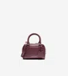 Cole Haan Mini Beverly Leather Satchel In Red