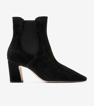 Cole Haan Women's Blanche Snip Toe Chelsea Booties - Black Size 10