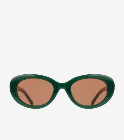 Cole Haan Women's Bold Oval Sunglasses - Green