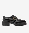 Cole Haan Women's Carlitta Monk Strap Lug Oxford Loafers In Black