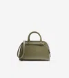 Cole Haan Small Catherine Leather Satchel In Green