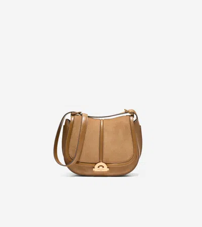 Cole Haan Women's Celenea Corduroy Saddle Bag - Brown