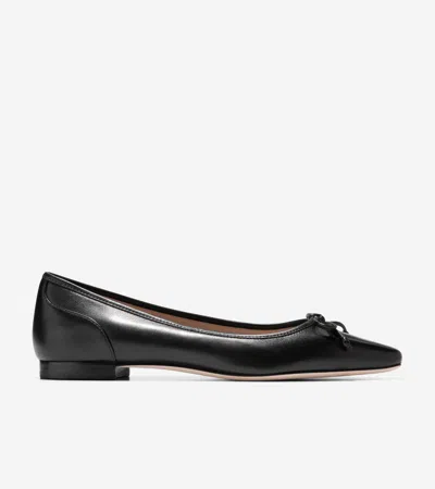 Cole Haan Women's Yara Soft Leather Ballet Flats In Black