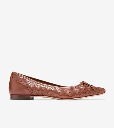 Cole Haan Women's Chlea Ballet Flats - Brown Size 8.5 In Cuoio