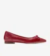 Cole Haan Women's Chlea Ballet Flats - Red Size 8.5 In Red