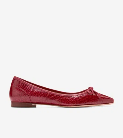 Cole Haan Women's Chlea Ballet Flats - Red Size 8.5