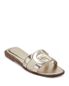 Cole Haan Chrisee Slide Sandal In Gold