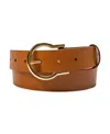 Cole Haan Women's Classic Hinged Buckle Belt In Tan