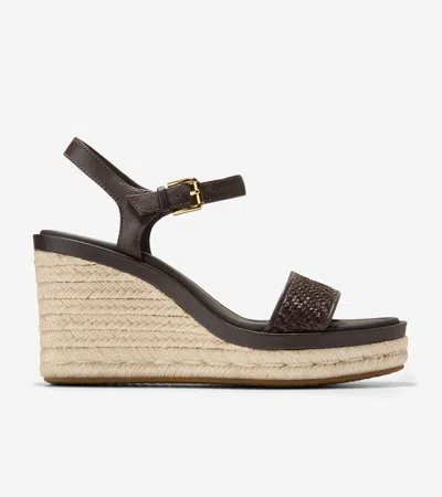 Cole Haan Women's Cloudfeel Asbury Espadrille Wedge Sandals - Brown Size 9.5