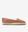 Cole Haan Keely Cloudfeel Espadrille Flat In Brown