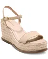 Cole Haan Women's Cloudfeel Keeton Espadrille Flatform Wedge Sandals